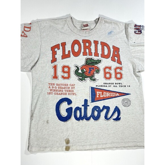 Vintage Long Gone Garan University Of Florida Gators UF 1966 Sweater Shirt Large - Picture 4 of 15